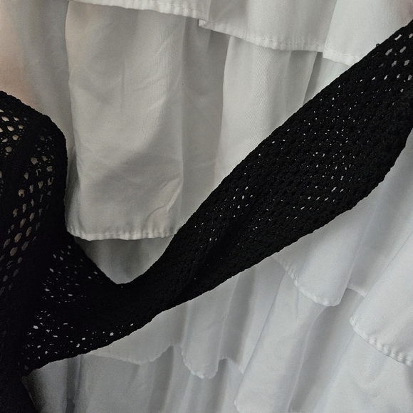 NWOT Venus Crochet Knit Lightly Nude Lined Bodycon Dress - Picture 9 of 14